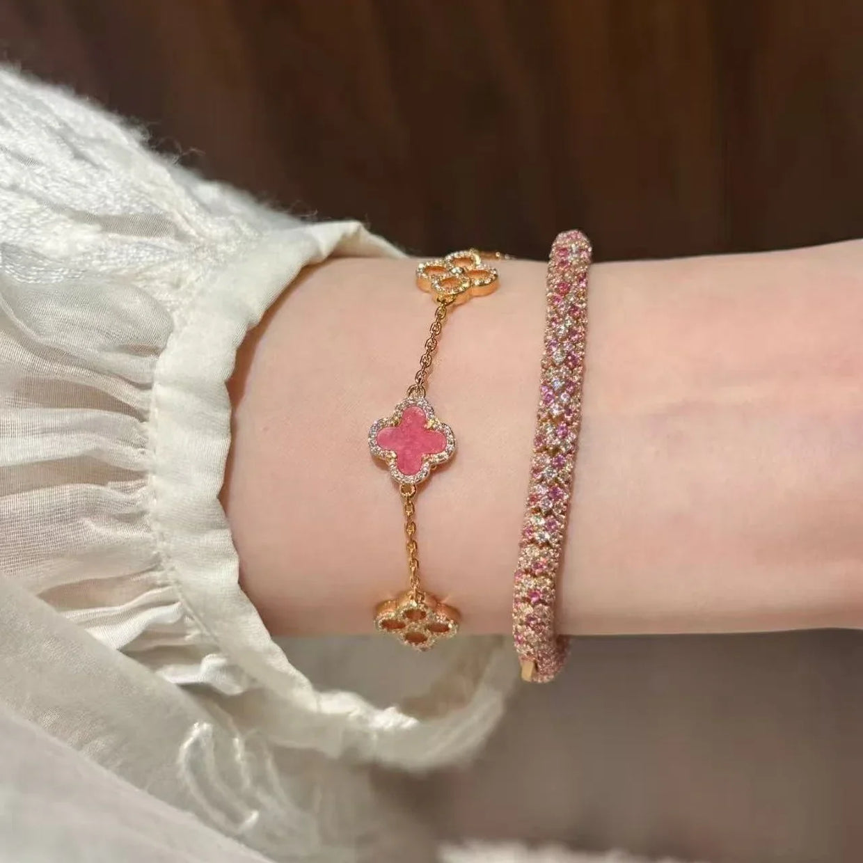 Aliza Pink Clover Set