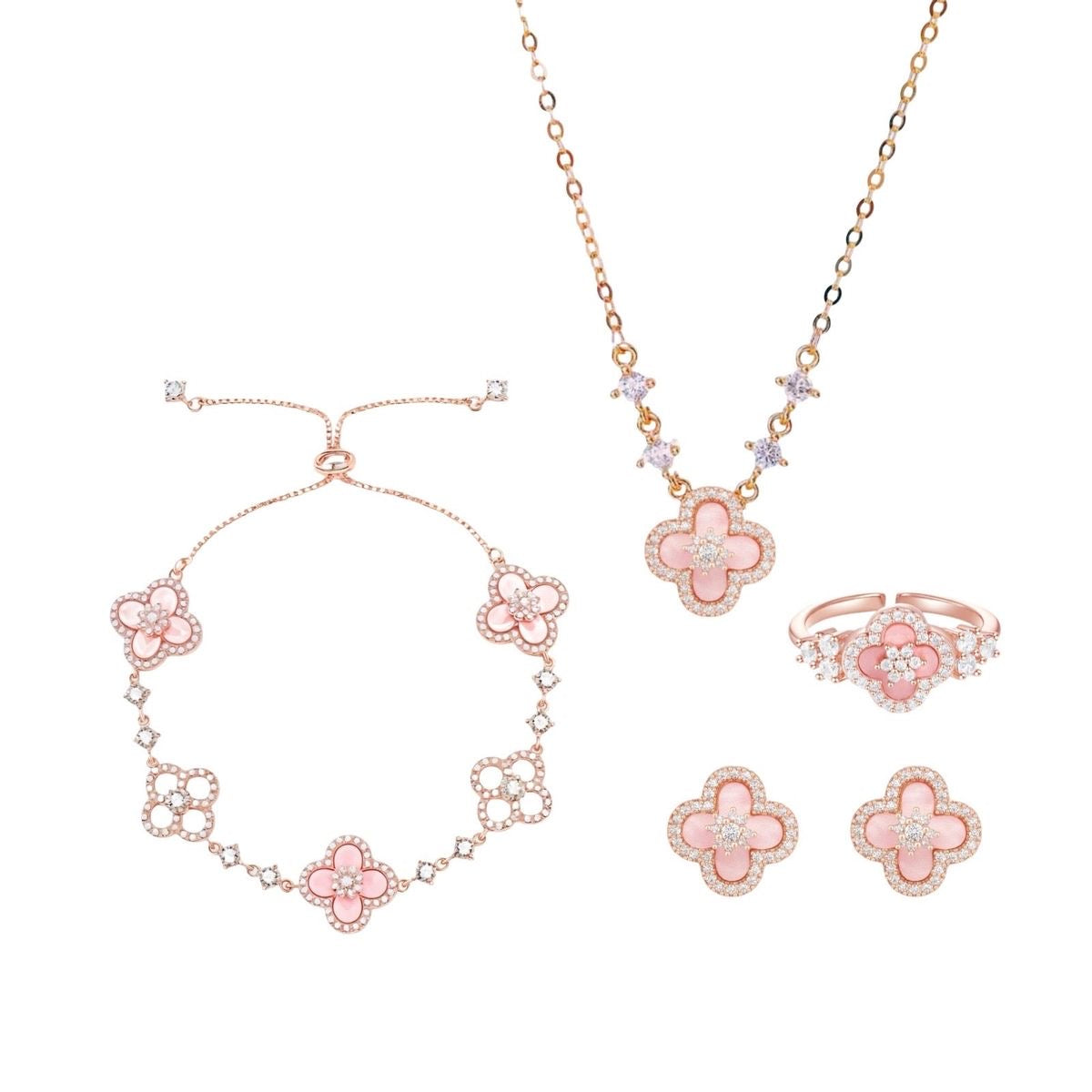 Cherry Blossom Jewelry Set