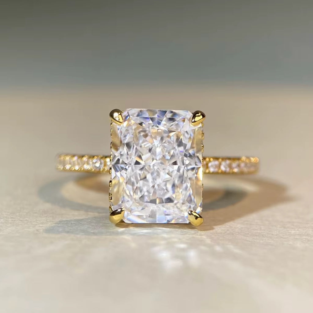 Emelia 3CT Radiant Cut Ring
