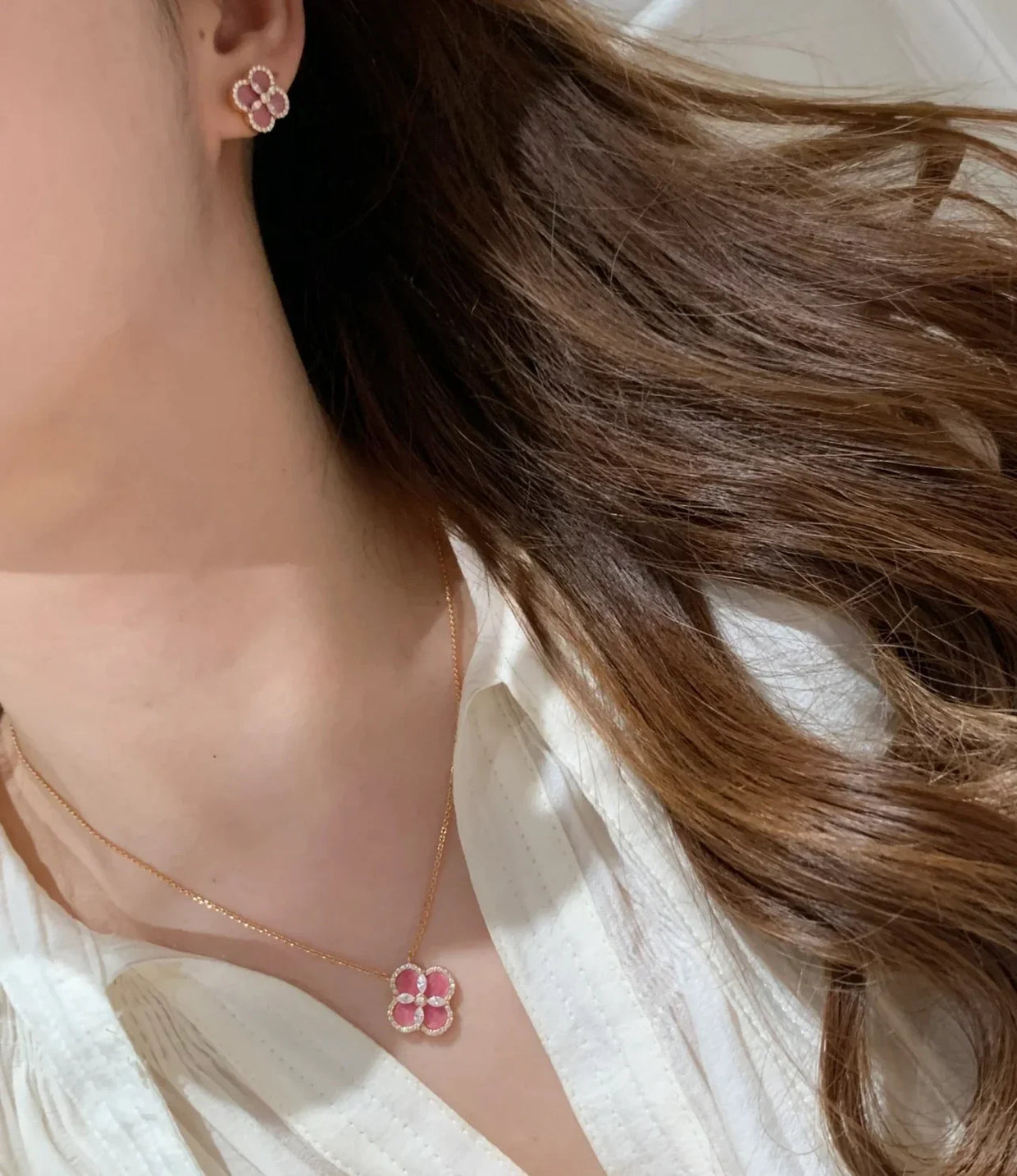 Aliza Pink Clover Set