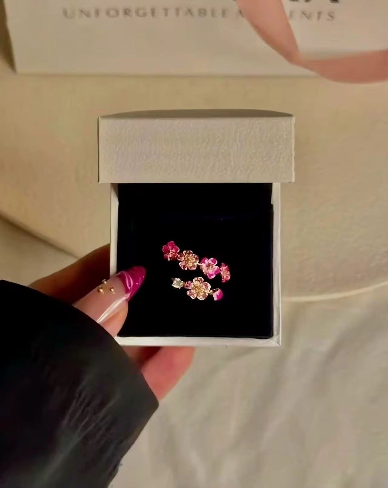 Pink Blossom Ring