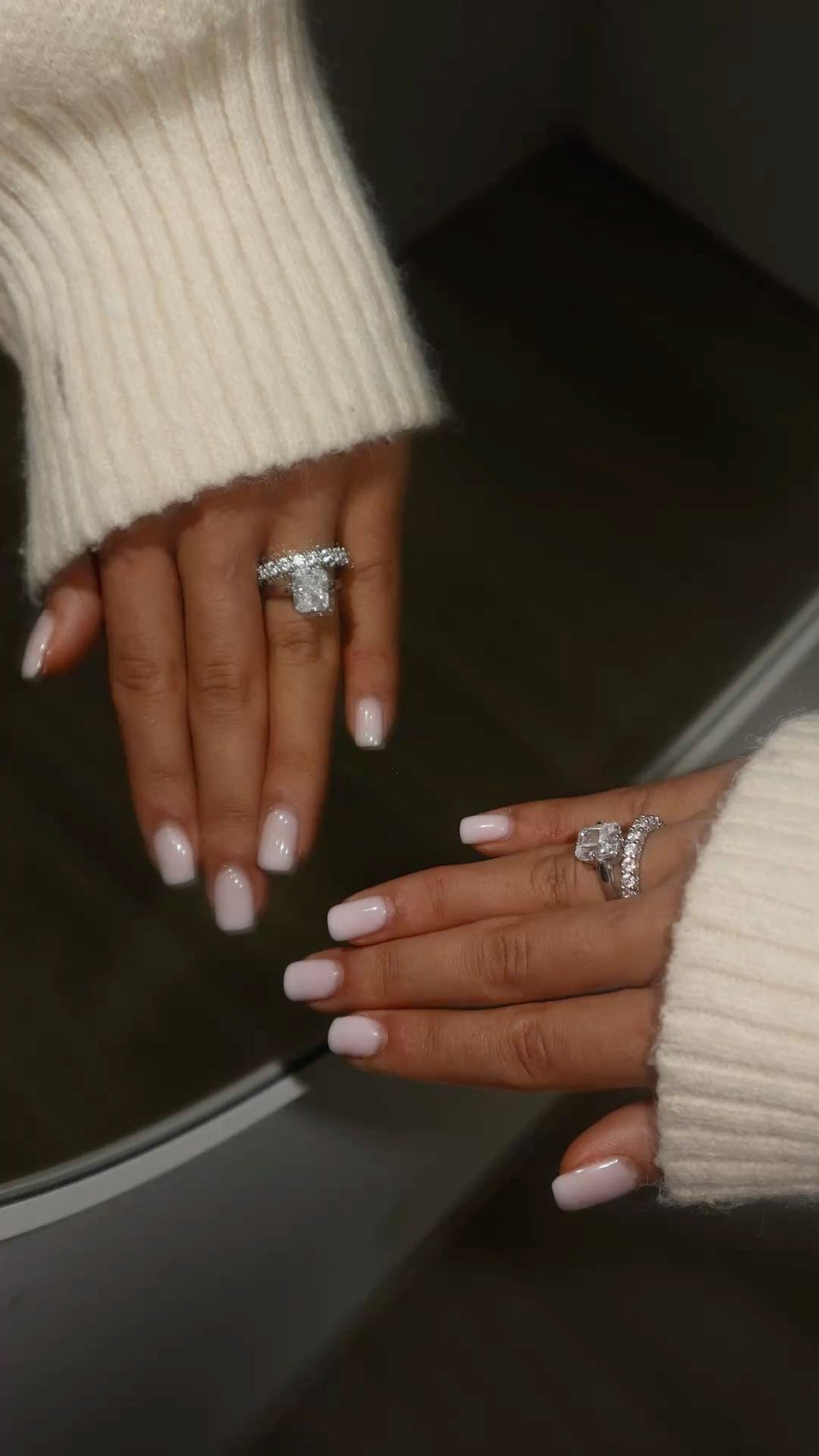 Esme 3CT Moissanite Ring