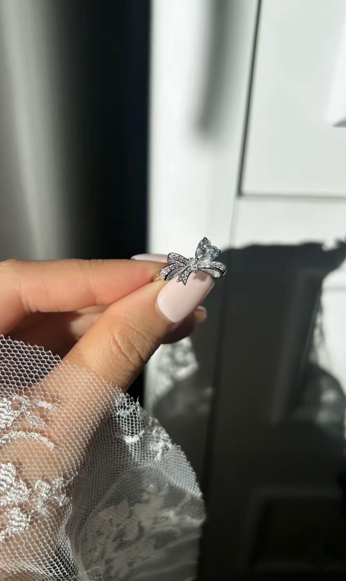 Eternal Heart Bow Ring