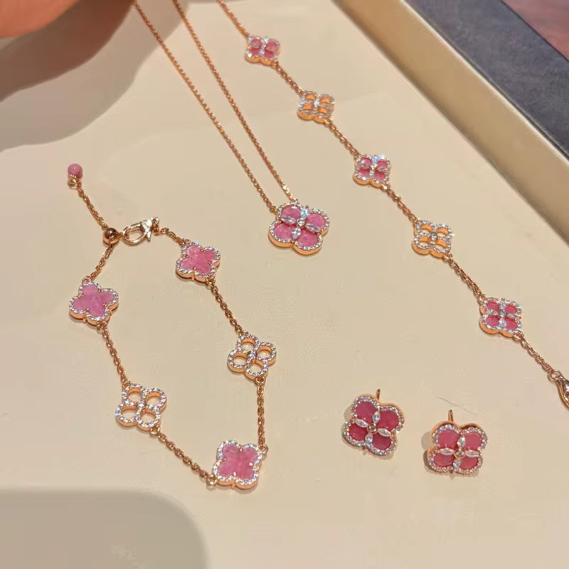 Aliza Pink Clover Set