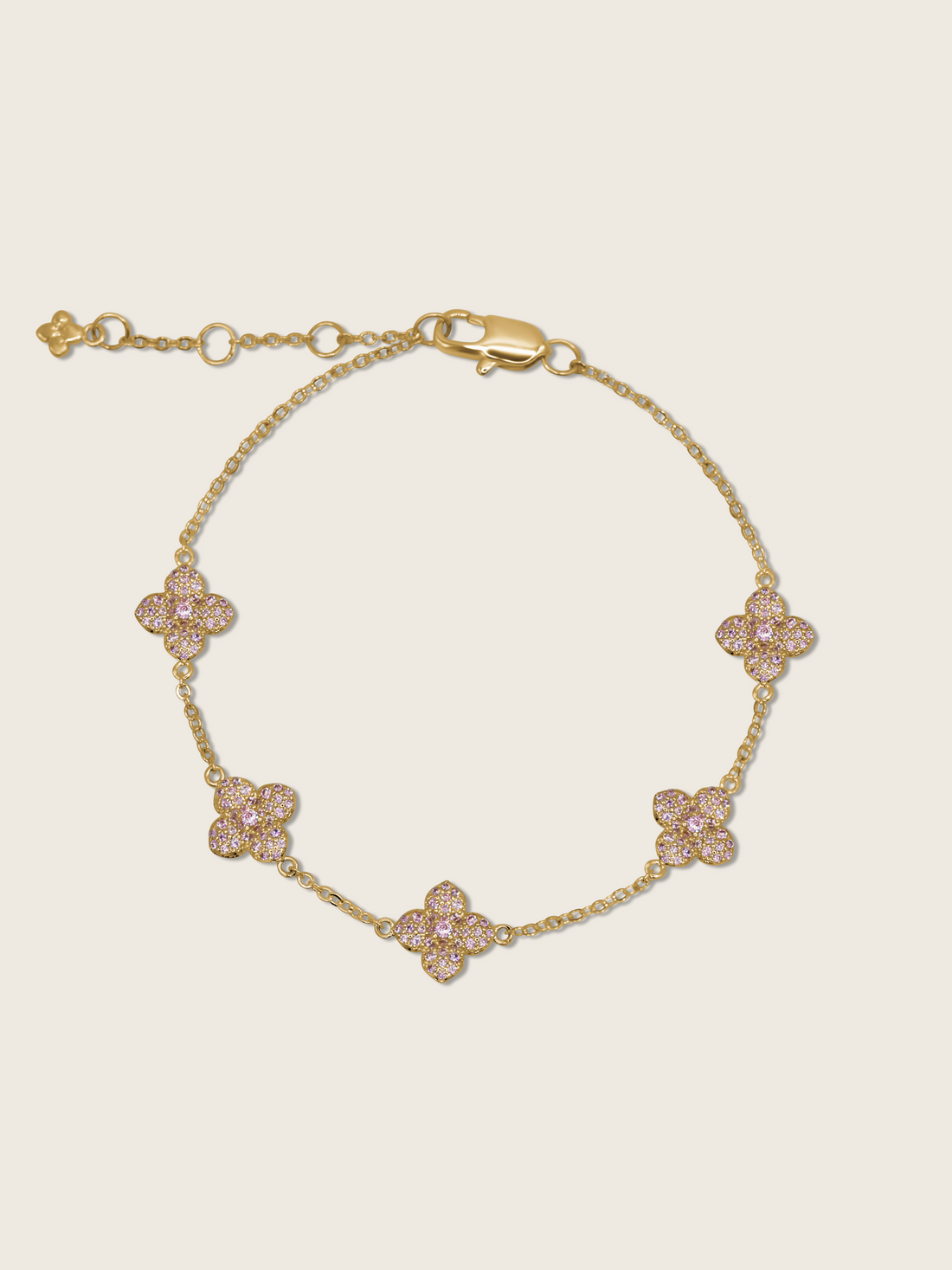 Hydrangea Moissanite Bracelet