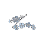 Light Blue Blossom Ring