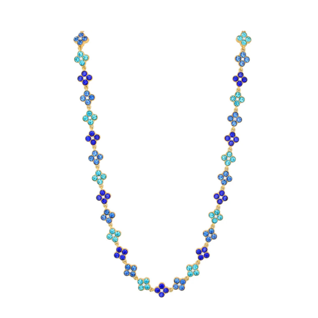 Bleue Flower Necklace