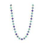 Bleue Flower Necklace